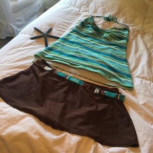 Two piece bathing suit